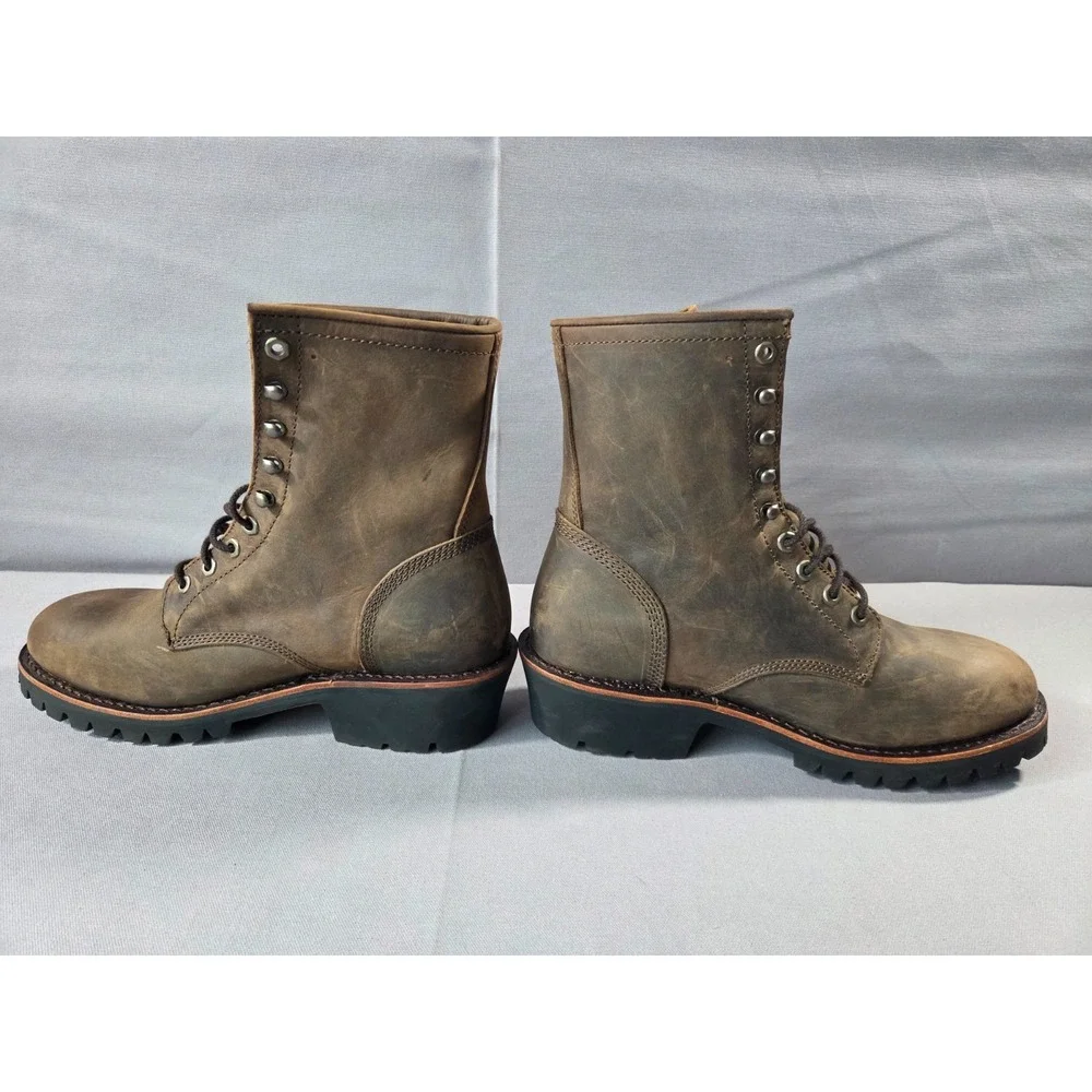 Chippewa Classic 2.0 Logger Mens 11EE Brown Soft Toe EH Vibram Work Boots
